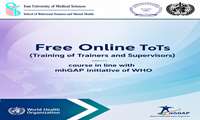 Regional Training of Trainers and Supervisors (ToTS) Course on the mhGAP Intervention Program for Persian-Speaking Countries